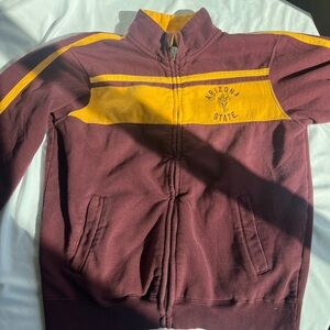 Arizona State Retro Zip Up Sweater - Champions - Medium